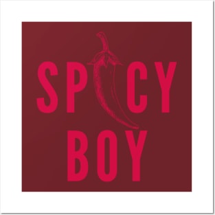 spicy boy Posters and Art